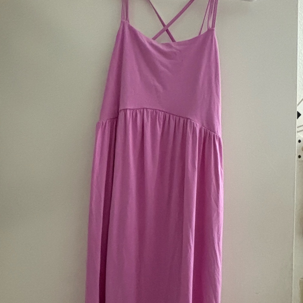Old Navy Lavender-Pink Crisscross Strap dress
